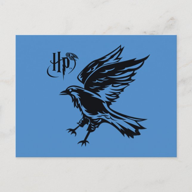 Cartão Postal Harry Potter | Ícone Águia Ravenclaw (Frente)