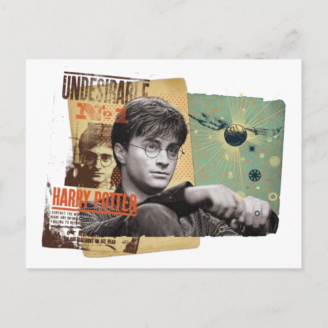 Cartão Postal Harry Potter Iconic Portrait (Frente)