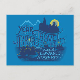 Cartão Postal Harry Potter   Lago Negro A Hogwarts
