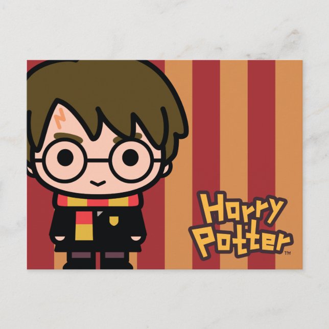 Cartão Postal Harry Potter Personagem de desenho animado Art (Frente)