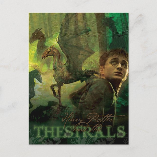 Cartão Postal Harry Potter Thestrals (Frente)