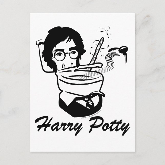 Cartão Postal Harry Potty (Frente)