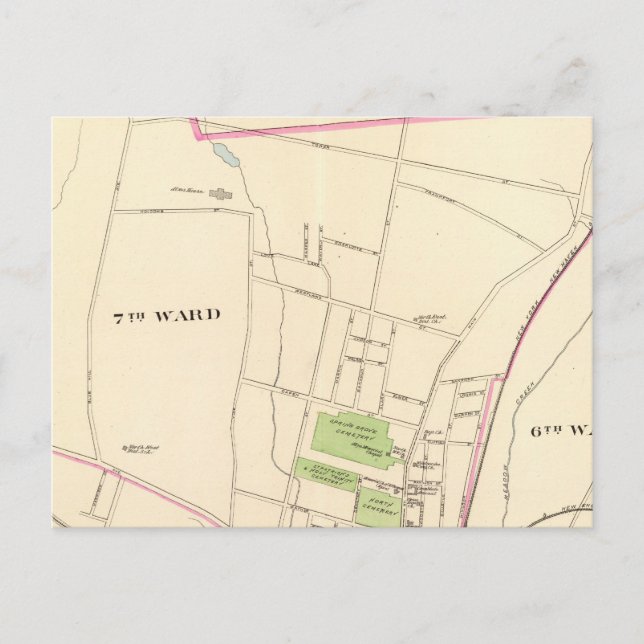 Cartão Postal Hartford, Norte (Frente)