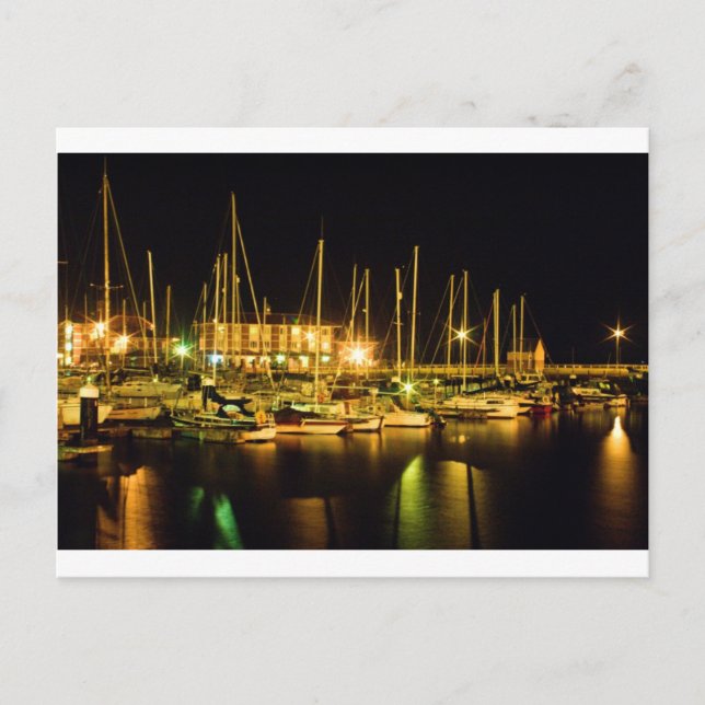 Cartão Postal Hartlepool Marina #1 (Frente)