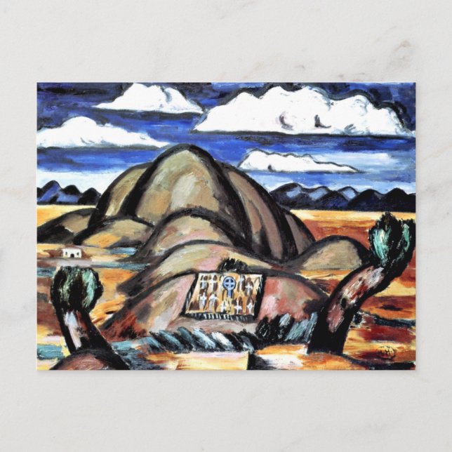 Cartão Postal Hartley - Cemitério Indiano, Novo México (Frente)