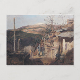 Cartão Postal Hartmresponillerkopf, View de Roche-Sermet, 1915