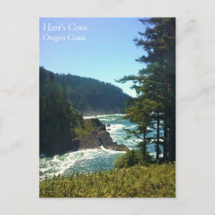 Cartão Postal Hart's Cove, Costa do Oregon