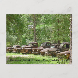 Cartão Postal Harvey's Historic Truck Display - Crawfordville FL