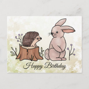Cartão Postal Hase und Igel