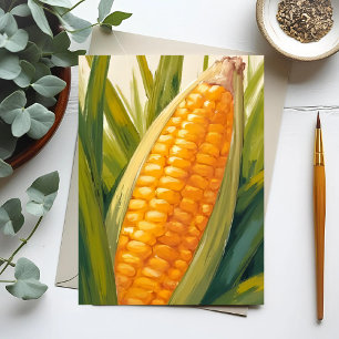 Cartão Postal Haste de Milho Pintura Sulista do País Agrícola