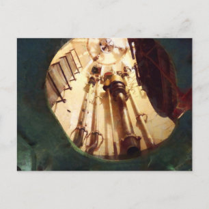 Cartão Postal Hatch de escape submarino