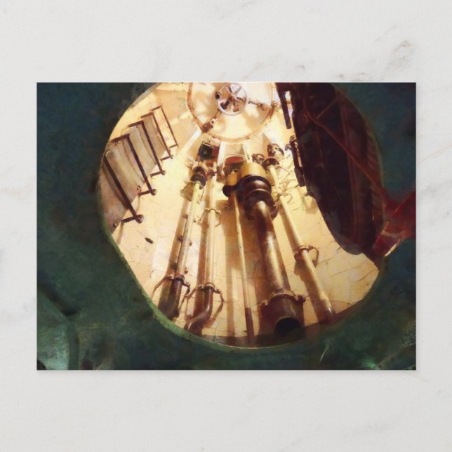 Cartão Postal Hatch de escape submarino (Frente)