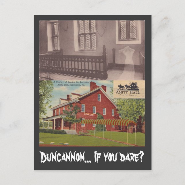 Cartão postal Haunted Amity Hall Duncannon PA & Gh (Frente)