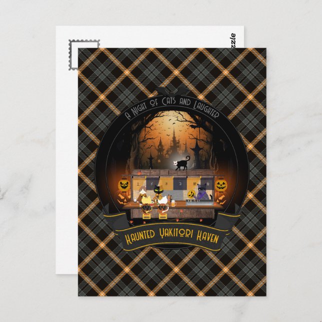 Cartão Postal Haunted Yakitori Haven (Frente/Verso)