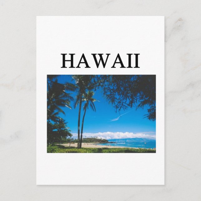 Cartão Postal havaí (Frente)