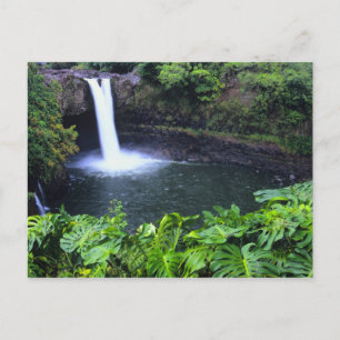 Cartão Postal Havaí, Ilha Grande, Hilo, Cachoeira Arco-Íris, Exu