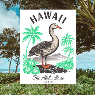 Cartão Postal Havaí, O Estado Aloha. viagem Nēnex 1959