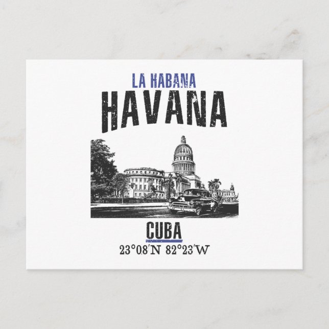 Cartão Postal Havana (Frente)