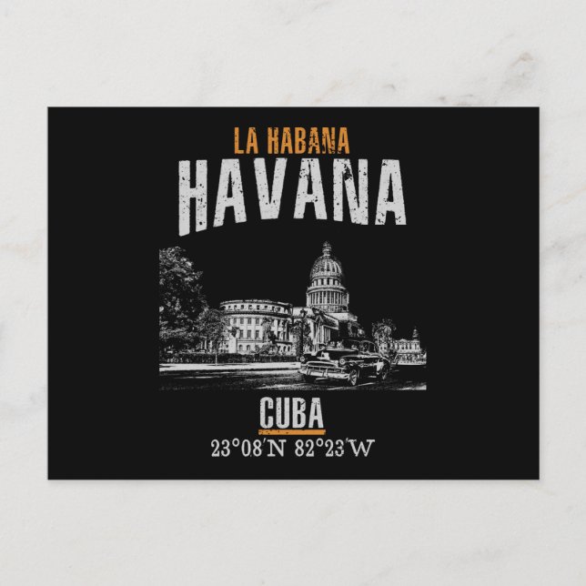 Cartão Postal Havana (Frente)