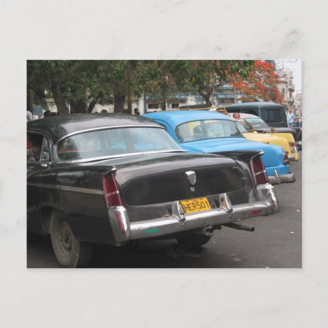 Cartão Postal havana autos (Frente)