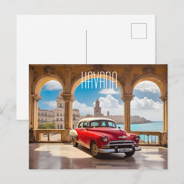 Cartão Postal Havana Cuba (Frente/Verso)