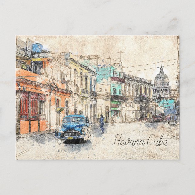 cartão postal havana cuba (Frente)
