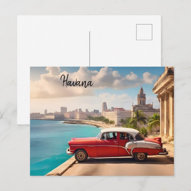 Cartão Postal Havana Cuba (Frente/Verso)