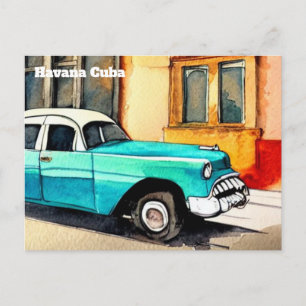 cartão postal havana cuba