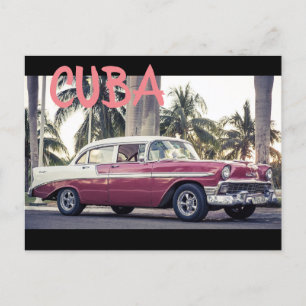 CARTÃO POSTAL HAVANA CUBA CAR