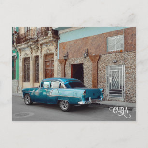 Cartão Postal Havana CUBA Carro