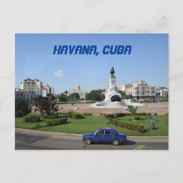 Cartão Postal Havana Cuba El Capitolio Edifício Governo (Frente)