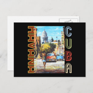 Cartão Postal Havana Cuba Fine Art - Capital Nacional