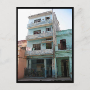 Cartão Postal havana edificando verde