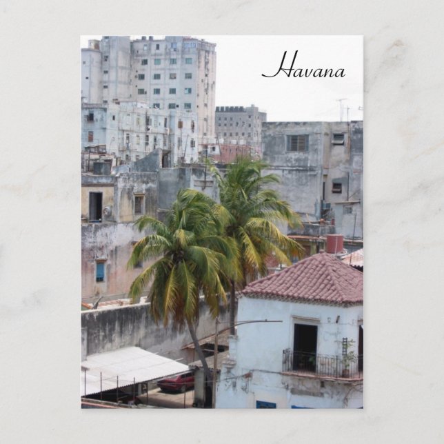 Cartão Postal havana vieja (Frente)