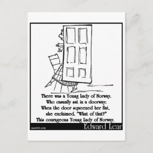 Cartão Postal Havia uma moça da Noruega