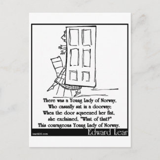 Cartão Postal Havia uma moça da Noruega