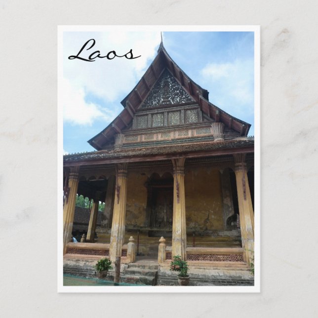 Cartão Postal haw phra kaew (Frente)