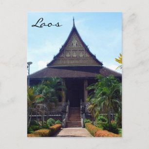 Cartão Postal haw phra kaew loas