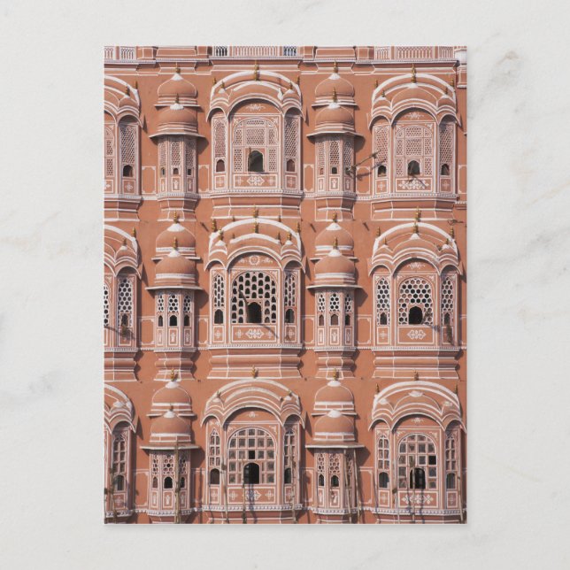 Cartão Postal Hawa Mahal (Palácio dos Ventos), Jaipur (Frente)