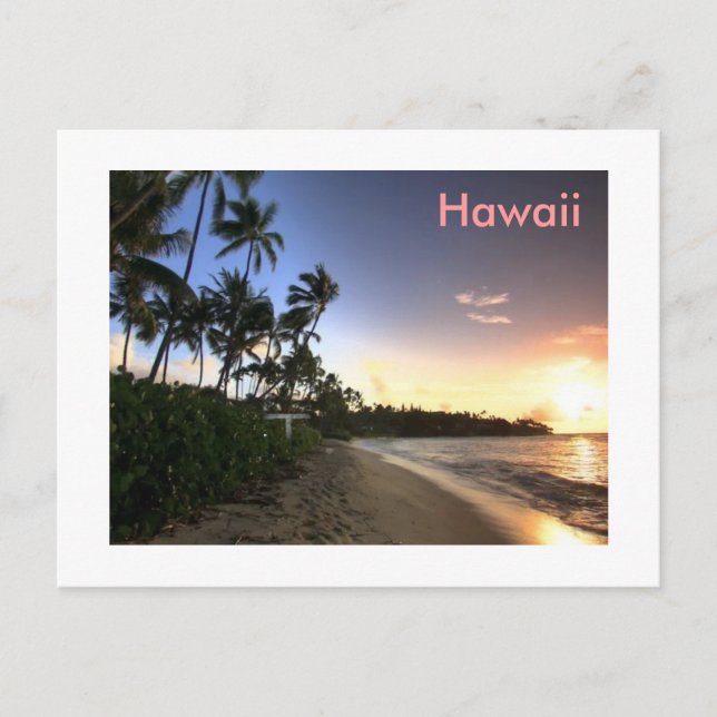 Cartão Postal hawaii (Frente)