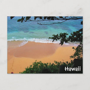 Cartão Postal hawaii de praia