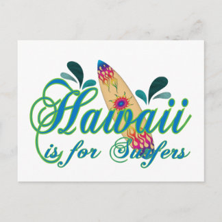 Cartão Postal Hawaii é para surfistas
