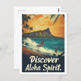 Cartão Postal Hawaii Famous Viagem Place