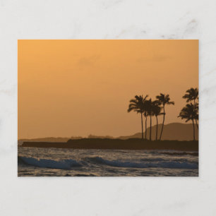 Cartão Postal Hawaii Ocean Sunset