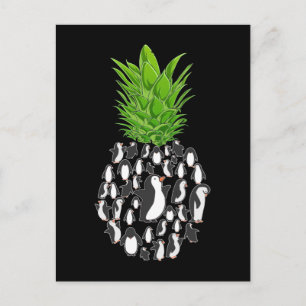 Cartão Postal Hawaii Pineapple Penguins