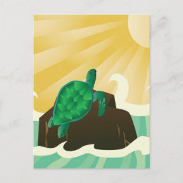 Cartão Postal Hawaii Sea Turtle