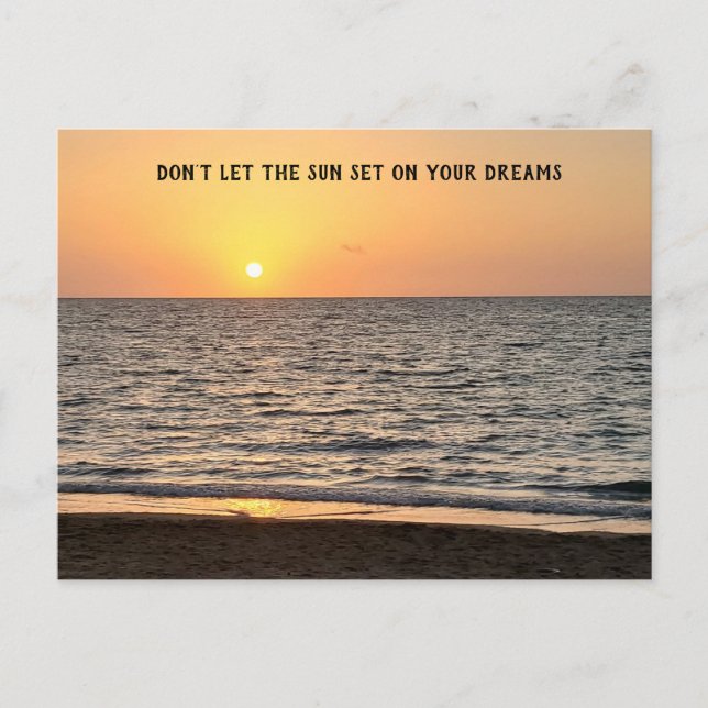 Cartão Postal Hawaii Sunset (Frente)