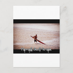 Cartão Postal Hawaii Surf Break Surfs Up