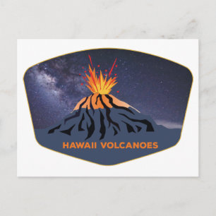 Cartão Postal Hawaii Volcanoos National Park Souvenir Hawaii