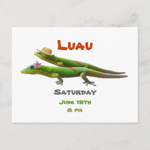 Cartão Postal Hawaiian Geckos